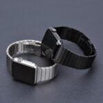 Stainless Steel Band for Apple Watch with Butterfly Buckle - Image 3