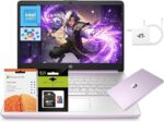 HP 14" Laptop, Quad-Core Processor(Beat i3), 4GB RAM 256GB Storage (128GB UFS+128GB SD Card), 1-Year Office 365 Copilot AI Wi-Fi 6 Win11 Computer for Business Work Creator Student Study W/Accessory - Image 4