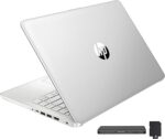 HP Stream 14" HD BrightView Laptop, Intel Celeron N4120, 16GB RAM, 288GB Storage (128GB UFS + 160GB Docking Station Set), Intel UHD Graphics, 720p Webcam, Wi-Fi, 1 Year Office 365, Win 11 S, Silver