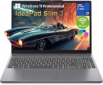Lenovo 2026 Laptop Computer, 13th Gen Intel i7, 16GB DDR5 RAM, 512GB SSD, 15" WUXGA IPS, Lifetime Office 365, WiFi 6, BT 5.2, Long Battery Life, Windows 11 Home, AI-Ready for Business