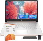 HP Stream 14" HD Laptop, Intel Processor N150, 16GB RAM, 640GB Storage(128GB UFS+512GB Docking Station Set), Intel Graphics, Webcam, Wi-Fi 6, 1 Year Office 365, Copilot, Fast Charge, Win 11, Gold - Image 3