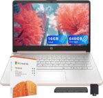 HP Stream 14" HD Laptop, Intel Processor N150, 16GB RAM, 640GB Storage(128GB UFS+512GB Docking Station Set), Intel Graphics, Webcam, Wi-Fi 6, 1 Year Office 365, Copilot, Fast Charge, Win 11, Gold - Image 5