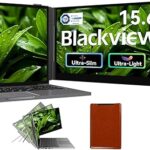Blackview Laptop Screen Extender, 1.7lbs Ultra-Light & 0.17" Ultra-Slim, 15.6" FHD 1080P IPS Portable Laptop Monitor Extender,Travel Dual Monitor for 14-17",Plug & Play for Windows/Mac/Android/Switch