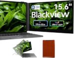 Blackview Laptop Screen Extender, 1.7lbs Ultra-Light & 0.17" Ultra-Slim, 15.6" FHD 1080P IPS Portable Laptop Monitor Extender,Travel Dual Monitor for 14-17",Plug & Play for Windows/Mac/Android/Switch - Image 2
