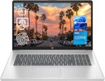 Newest HP 17t Laptop, 17.3" HD+ Touchscreen, Intel Core i5-1135G7 Processor 2.4GHz to 4.2GHz, 16GB RAM, 512GB PCIe SSD, Webcam, Wi-Fi 6, Backlit Keyboard, Windows 11 Home, Silver