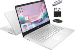 HP 14" Laptop 2025 Business Student Slim Computer, Lifetime MS Office, Copilot AI, Quad-Core Intel CPU, 16GB RAM, 628GB Storage (128GB UFS+500GB Ext), MarxsolAccessory, Wi-Fi 6, Win 11 Pro, Silver - Image 5