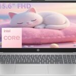 HP 15.6" FHD Laptop 2026 Edition with Copilot AI, 16GB RAM, 256GB SSD, Intel Processor, Long Battery Life, Lightweight 3.64 lbs, Microsoft 365, Windows 11 for Students & Office