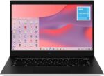 Samsung 14" Galaxy Chromebook Go Laptop PC Computer, Intel Celeron N4500 Processor, 4GB RAM, 64GB Storage, ChromeOS, XE340XDA-KA2US, Student Laptop, Silver