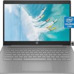 HP Chromebook Laptop Student Business (2023 Model),14‘ HD Display,Quad-Core Intel Celeron N4120 (Upto 2.6GHz),4GB RAM,64GB eMMC,HD Webcam,WiFi 5,UHD Graphics,Chrome OS +HubxcelAccessory,Modern Gray