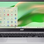 Acer Chromebook 315 Laptop, Celeron N4500, 15.6" Full HD IPS Display, 4GB LPDDR4X, 64GB eMMC, Wi-Fi 6, DTS Audio, USB Type-C, Chrome OS, CB315-4H-C8XU, Silver
