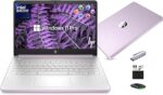 HP 14” Laptop Ultra-Portable Computer 2026 Student Business, MS Office, Copilot AI, Intel 4-Core CPU, 4GB RAM, 628GB Storage (128GB UFS+500GB Ext), Long Battery, MaxsolAccessory, Win 11 Pro, Lavender - Image 4