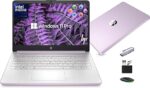 HP 14” Laptop Ultra-Portable Computer 2026 Student Business, MS Office, Copilot AI, Intel 4-Core CPU, 4GB RAM, 628GB Storage (128GB UFS+500GB Ext), Long Battery, MaxsolAccessory, Win 11 Pro, Lavender - Image 5