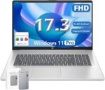 HP 17 Laptop for Office Business - 64 GB RAM, 2 TB SSD, Intel i5-1334U(Up to 4.6 GHz), 17.3" FHD Display, Backlit Keyboard, Fingerprint Reader, Privacy Webcam, Windows 11 Pro, Bundle AI Voice Recorder - Image 4
