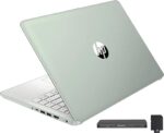 HP 14-inch Ultra Light Laptop W/1 Year Office 365&AI-Copilot, Intel Processor N150, 16GB RAM, 416GB Storage (128GB UFS + 288GB Docking Set), HD Camera, Long Battery Life, Wi-Fi 6, Win 11s, Green - Image 5