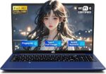 NIMO 15.6" IPS FHD-Student-Laptop, Intel Twin Lake N150 (4 Cores Up to 3.6GHz) with 2-Years-Warranty, 65W Type-C, Fingerprint, Backlit Keyboard, 53.58Wh Battery 8GB RAM 256GB SSD for Office and Home - Image 4