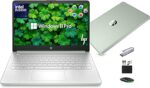 HP 14” Laptop Ultra-Portable Computer 2026 Student Business, MS Office, Copilot AI, Intel 4-Core CPU, 4GB RAM, 628GB Storage (128GB UFS+500GB Ext), Long Battery, MaxsolAccessory, Win 11 Pro, Green - Image 3