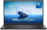 Dell 15 Laptop DC15250-15.6-inch FHD 120Hz Display, Intel Core 3 Processor 100U, 8GB DDR4 RAM, 512GB SSD, Intel UHD Graphics, Windows 11 Home, Onsite Service - Carbon Black - Image 3