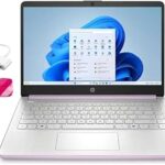 HP 2025 Student Business Laptop, Intel Processor N150(up to 3.6 GHz), 14 Inch LED Screen,8G RAM, 128GB Storange,1 Year Office 365, Windows 11 Home,Honey Lavender,w/YYY Accessories