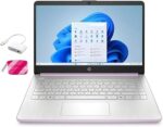 HP 2025 Student Business Laptop, Intel Processor N150(up to 3.6 GHz), 14 Inch LED Screen,8G RAM, 128GB Storange,1 Year Office 365, Windows 11 Home,Honey Lavender,w/YYY Accessories - Image 3