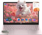 HP Laptop 2026 Edition with Copilot AI, 16GB RAM, 512GB SSD + 128GB UFS, Intel Processor, Long Battery Life, Lightweight, 1 Year Office 365, Windows 11 Home S for Students & Office, Type-C HUB, Pink - Image 5