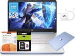 HP 14" Laptop, Quad-Core Processor(Beat i3), 4GB RAM 256GB Storage (128GB UFS+128GB SD Card), 1-Year Office 365 Copilot AI Wi-Fi 6 Win11 Computer for Business Creator Work Student Study W/Accessory - Image 3