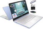 HP 14" Laptop 2025 Business Student Slim Computer, Lifetime MS Office, Copilot AI, Quad-Core Intel CPU, 16GB RAM, 628GB Storage (128GB UFS+500GB Ext), MarxsolAccessory, Wi-Fi 6, Win 11 Pro, Sky Blue - Image 3