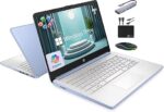HP 14" Laptop 2025 Business Student Slim Computer, Lifetime MS Office, Copilot AI, Quad-Core Intel CPU, 16GB RAM, 628GB Storage (128GB UFS+500GB Ext), MarxsolAccessory, Wi-Fi 6, Win 11 Pro, Sky Blue - Image 5