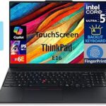 Lenovo ThinkPad E16 Business Laptop 16.0" Touch IPS WUXGA Display (Intel Ultra 5-225U, 16GB DDR5, 512GB PCIe SSD, Intel Graphics, Backlit KB, Fingerprint, Win 11 Pro) with Dockztorm Hub