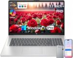 HP 17 Inch Laptop, 17.3" FHD IPS Display, AMD Ryzen 5 7430U (Up to 4.5GHz), 20 GB RAM, 512 GB SSD, Wi-Fi 6, Bluetooth 5.4, Windows 11 Pro, Copilot AI Key, Numeric Keypad, w/RECOLX AI Voice Recorder - Image 2
