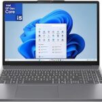 Lenovo IdeaPad Slim 3 Laptop 16" FHD+ Computer for Home Office, Intel 8-Core i5-13420H, 8GB DDR5 RAM, 256GB PCIe SSD, WiFi 6, Bluetooth 5.2, AI Copilot, Luna Grey, Windows 11 Home