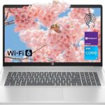 HP 17.3" Laptop for Home, Students, Business, Lifetime Office 365 for The Web, 17.3" Touchscreen, 8-Cores Intel CPU, w/Copilot, 8GB RAM, 128GB eMMC, Camera Privacy Shutter, Win11
