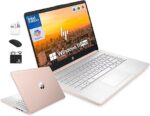 HP 14" Laptop Computer for 2026 Student Business Productivity, MS Office & Win 11 Pro, Copilot AI, Intel 4-Core CPU, 4GB DDR5 RAM, 628GB Storage (128GB UFS+500GB Ext), Wi-Fi 6, HubxcelAddon, Rose Gold - Image 4
