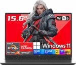 2026 AMD Gaming Laptop with Ryzen 7 5825U Processor(8C/16T, Up to 4.5GHz), AMD Radeon™ Graphics, 16GB RAM 1TB NVMe SSD, 15.6“ FHD Display Laptop with BK, WiFi 6, HDMI, Type-C, Webcam Cover Slide - Image 3