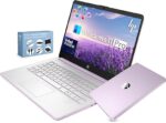 HP 14” Ultra Light Thin Laptop Computer 2026 Premium, MS Office, Copilot AI, 4-Core Intel CPU, 4GB DDR5 RAM, 628GB Storage (128GB UFS+500GB Ext), Long Battery, MarxsolAccessory, Win 11 Pro, Lavender - Image 5