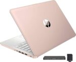 HP Stream 14" HD BrightView Laptop, Intel Celeron N4120, 16GB RAM, 416GB Storage (128GB eMMC + 288GB Docking Station Set), Intel UHD Graphics, 720p Camera, Wi-Fi, 1 Year Office 365, Win 11 S, Gold