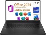 HP Business Laptop, 17.3" HD+ Display,13th Gen Intel Core i5-1334U Processor, 64GB RAM, 1TB NVMe SSD, Free Lifetime Office 2024, Long Battery Life, WiFi 6 Windows 11 Pro, Jet Black - Image 3