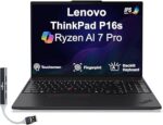 Lenovo Thinkpad P16s Mobile Workstation 16.0" 60Hz Touchscreen IPS 4K Display (AMD Ryzen AI 7 PRO 350, AMD Radeon 860M, 64GB DDR5, 1TB PCIe SSD, Backlit KB, Win 11 Pro) w/DKZ USB Port Expander - Image 3