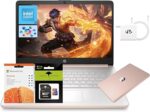 HP 14" Laptop, Quad-Core Processor(Beat i3), 4GB RAM 256GB Storage (128GB UFS+128GB SD Card), 1-Year Office 365 Copilot AI Wi-Fi 6 Win11 Computer for Business Work Student Study Creator W/Accessory - Image 3