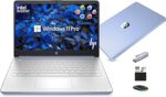 HP 14” Laptop Ultra-Portable Computer 2026 Student Business, MS Office, Copilot AI, Intel 4-Core CPU, 4GB RAM, 628GB Storage (128GB UFS+500GB Ext), Long Battery, MaxsolAccessory, Win 11 Pro, Sky Blue - Image 3