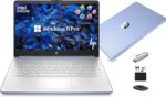 HP 14” Laptop Ultra-Portable Computer 2026 Student Business, MS Office, Copilot AI, Intel 4-Core CPU, 4GB RAM, 628GB Storage (128GB UFS+500GB Ext), Long Battery, MaxsolAccessory, Win 11 Pro, Sky Blue - Image 5