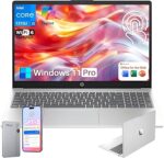 HP 15.6 Touchscreen Laptop for Student & Business, Intel Core i3-1315U (Up to 4.5GHz), 20GB RAM, 512GB SSD, Copilot AI, Wi-Fi 6, HD Camera, Windows 11 Pro, Natural Silver, w/RECOLX AI Voice Recorder - Image 2