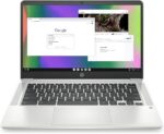 HP Chromebook 14 Laptop, Intel Celeron N4120, 4 GB RAM, 64 GB eMMC, 14" HD Display, Chrome OS, Thin Design, 4K Graphics, Long Battery Life, Ash Gray Keyboard (14a-na0226nr, 2022, Mineral Silver) - Image 2