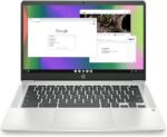 HP Chromebook 14 Laptop, Intel Celeron N4120, 4 GB RAM, 64 GB eMMC, 14" HD Display, Chrome OS, Thin Design, 4K Graphics, Long Battery Life, Ash Gray Keyboard (14a-na0226nr, 2022, Mineral Silver) - Image 4