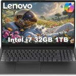 Lenovo Laptop Computer for Business & Student, 15.6" FHD, Intel 10-Core i7-240H (> Ultra 7 155U), 32GB DDR5, 1TB SSD, V Series Beat Ideapad, Webcam w/Shutter, Numeric Keypad, Win 11 Home w/Copilot