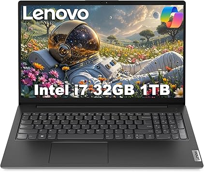 Lenovo Laptop Computer for Business & Student, 15.6″ FHD, Intel 10-Core i7-240H (> Ultra 7 155U), 32GB DDR5, 1TB SSD, V Series Beat Ideapad, Webcam w/Shutter, Numeric Keypad, Win 11 Home w/Copilot Lenovo Laptop Computer for Business & Student, 15.6" FHD, Intel 10-Core i7-240H (> Ultra 7 155U), 32GB DDR5, 1TB SSD, V Series Beat Ideapad, Webcam w/Shutter, Numeric Keypad, Win 11 Home w/Copilot - Image 1