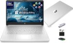 HP 14” Laptop Ultra-Portable Computer 2026 Student Business, MS Office, Copilot AI, Intel 4-Core CPU, 4GB RAM, 628GB Storage (128GB UFS+500GB Ext), Long Battery, MaxsolAccessory, Win 11 Pro, Silver - Image 5