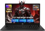 NIMO 17.3" Gaming-Laptop, AMD Ryzen 7 8745HS (Up to 4.9GHz Beat R9 7940HS) 32GB RAM 1TB SSD Radeon 780M, USB 4.0 FHD PC for AI Multitasking & Remote Video Creators Streaming 2-Yr Warranty - Image 3