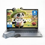 Lenovo Ideapad 15.6" Laptop,12GB RAM,640GB Storage(512GB SSD+128GB eMMC),Intel Multi-Core,HD+ Display,Office 365,Numeric Keypad,Windows 11 Home,EUK Accessories,Grey