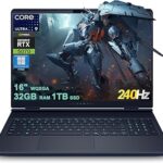 Dell Alienware 16X Aurora Gaming AI Laptop 16" WQXGA 240Hz (100% DCI-P3) Intel 24-core Ultra 9 275HX 32GB RAM 1TB SSD GeForce RTX 5070 (Up to 798 AI Tops) Thunderbolt Win11Pro