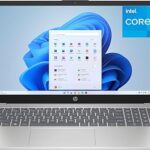 HP Pavilion 15.6" FHD Laptop Computer, 8GB DDR4 RAM, 256GB PCIe SSD, Intel N100 CPU, 2026 Edition, Portable Design, WiFi 6, Bluetooth, Webcam, Type-C, Office 365, Windows 11, Type C RJ45, Light Gray